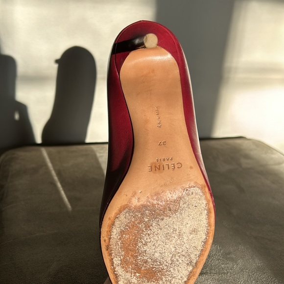 Celine Bordeaux pumps - Picture 6 of 9